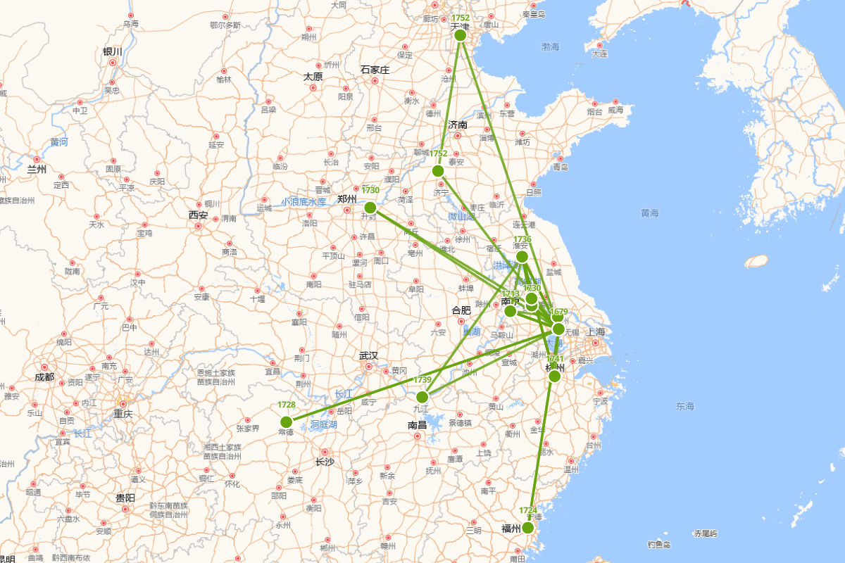 顧棟高行跡圖