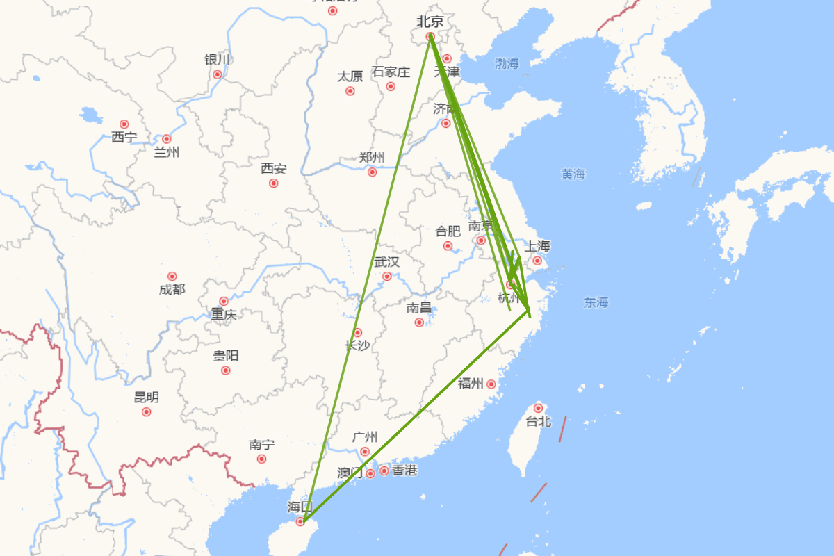 齐召南行迹图（1703-1768）