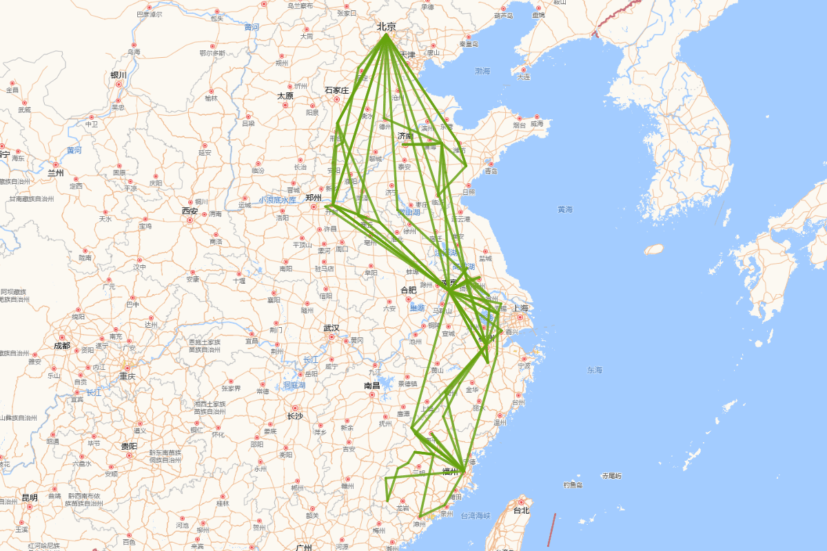 周亮工行迹图（1612-1672）