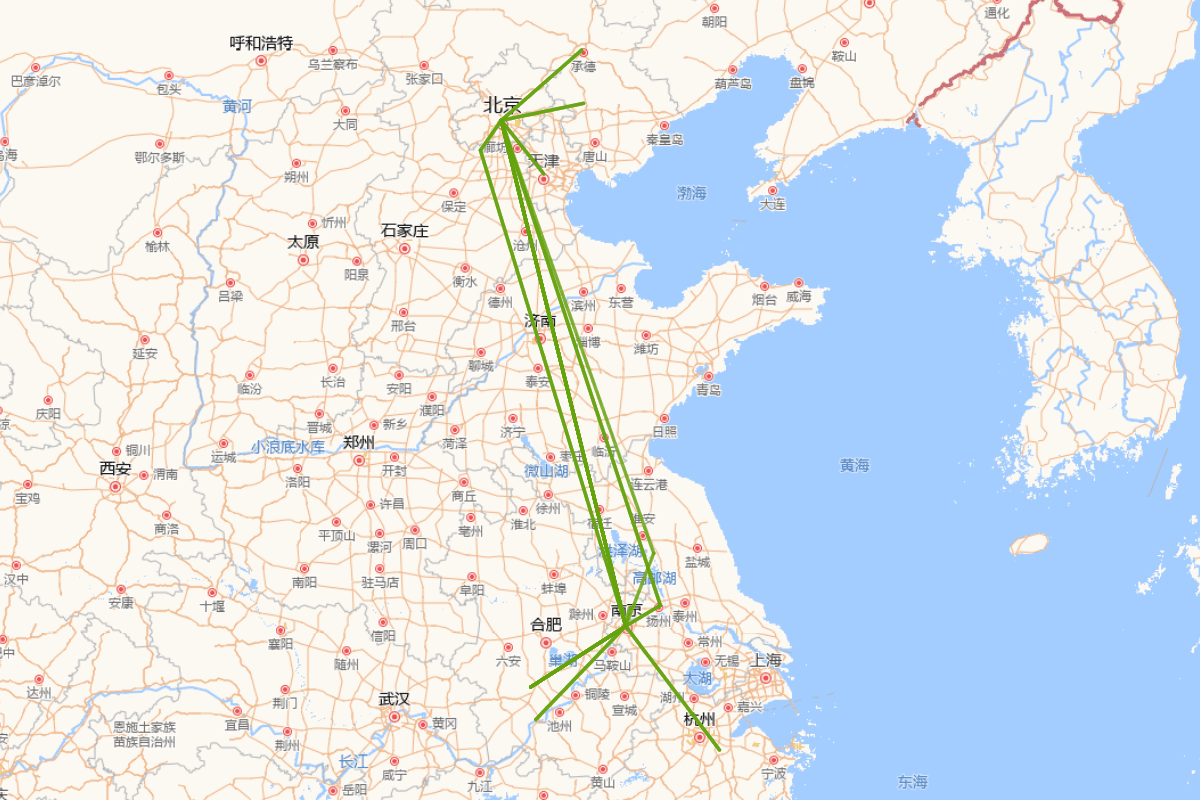 方苞（1668-1749）行迹图