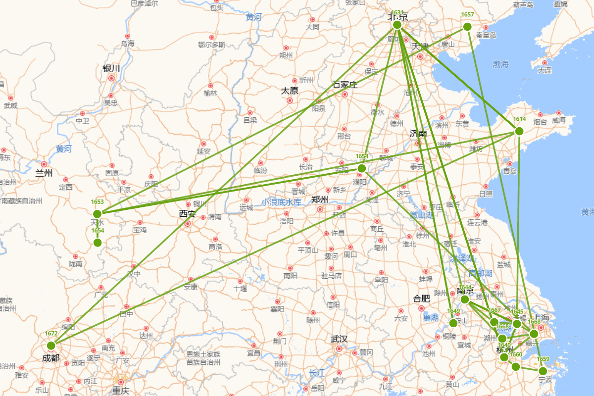宋琬行迹图（1614-1674）