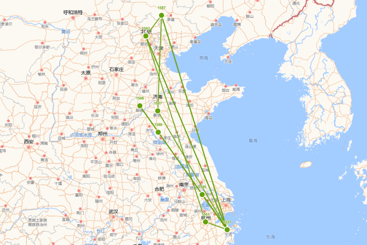 沈一贯行迹图（1537—1615）