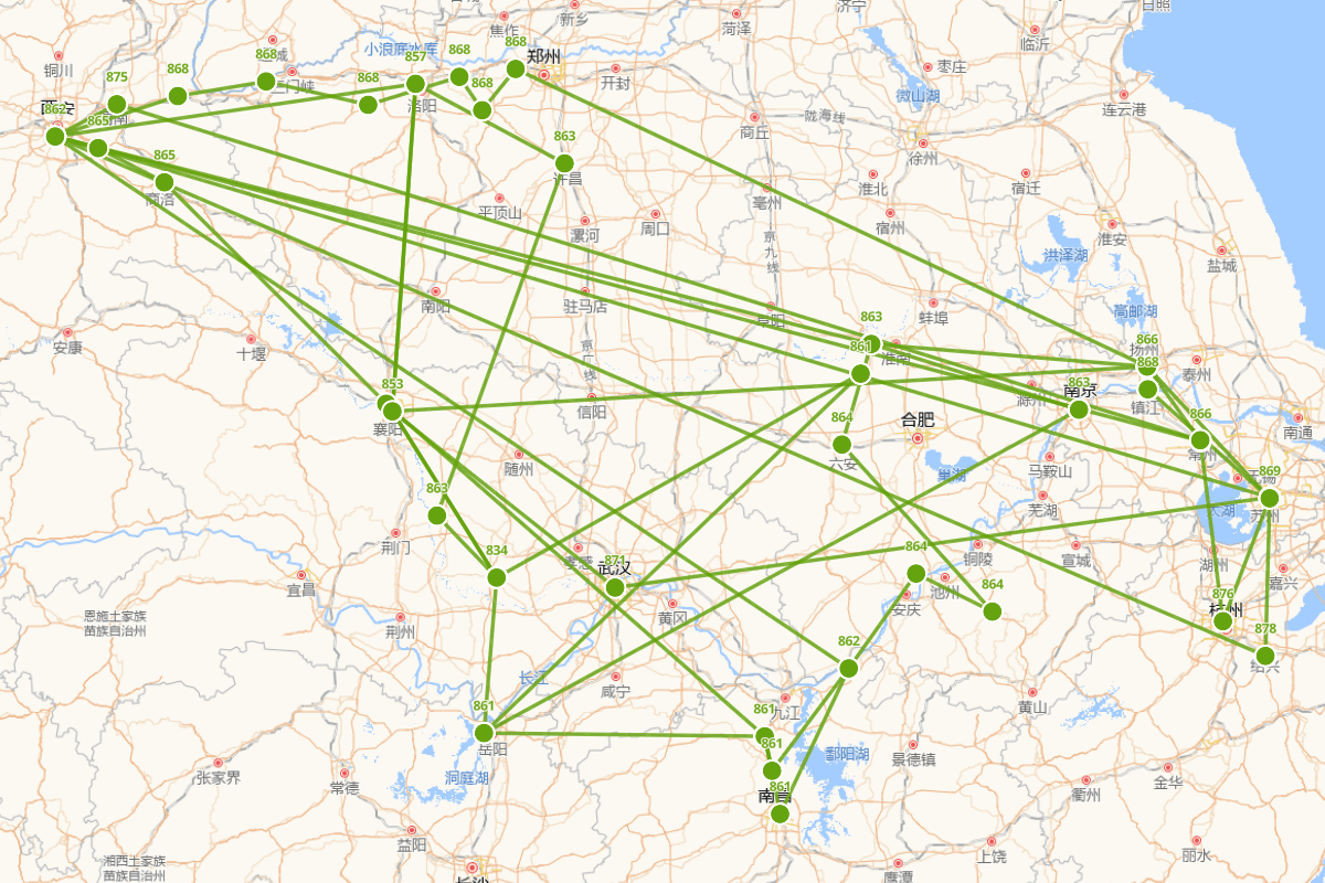 皮日休行迹图（约834-880）