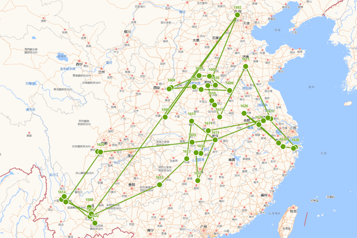 王元翰行迹图（1565-1633）