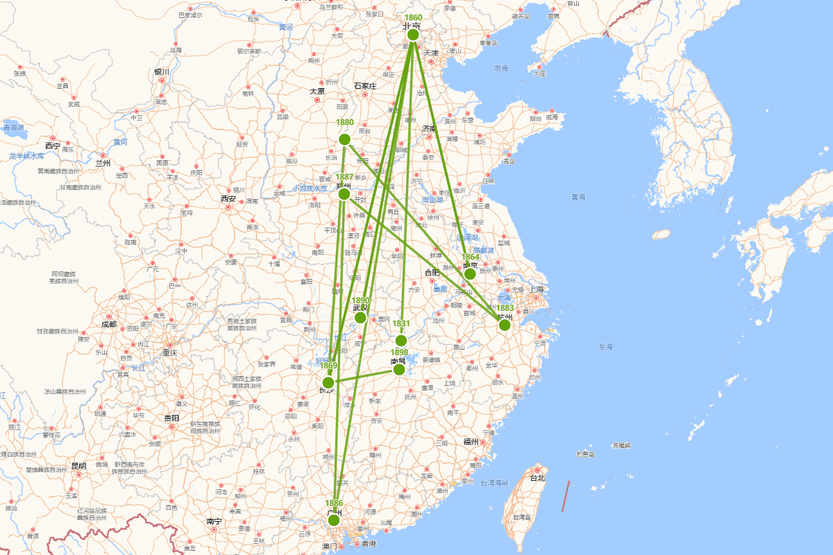 陈宝箴行迹图（1831-1900）