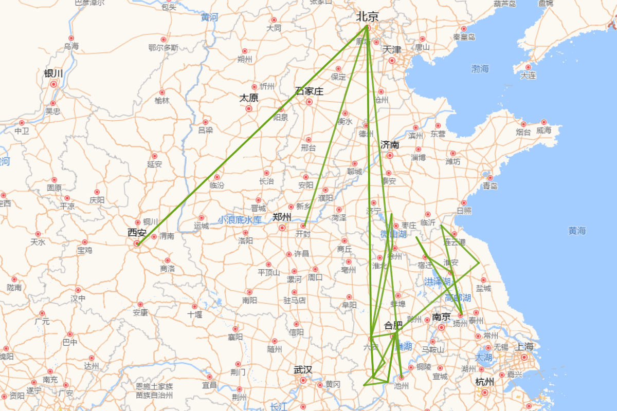 史可法行迹图（1602-1645）