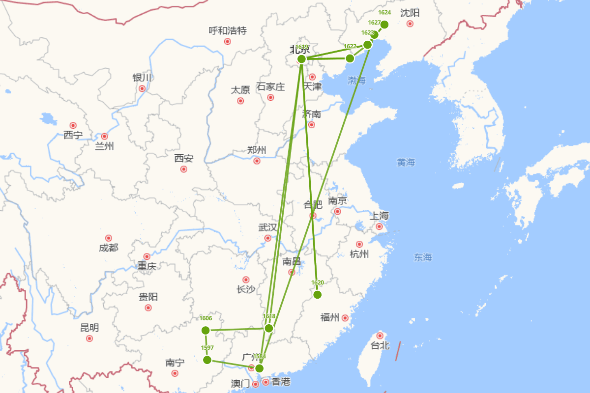 袁崇焕行迹图（1584-1630）