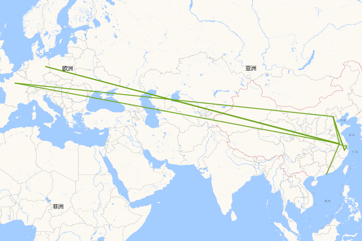 蔡元培行迹图（1868—1940）