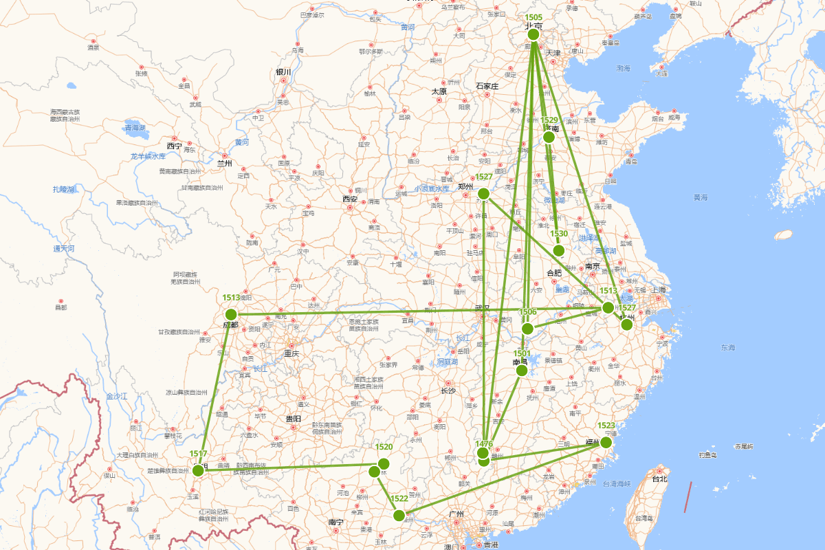 明代刘节行迹图（1476－1555）