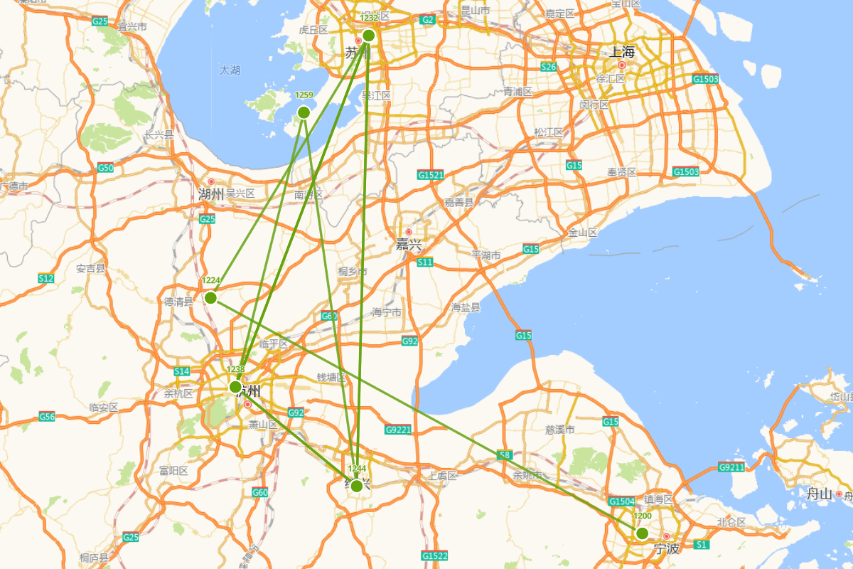 吴文英行迹图（1200-1260）