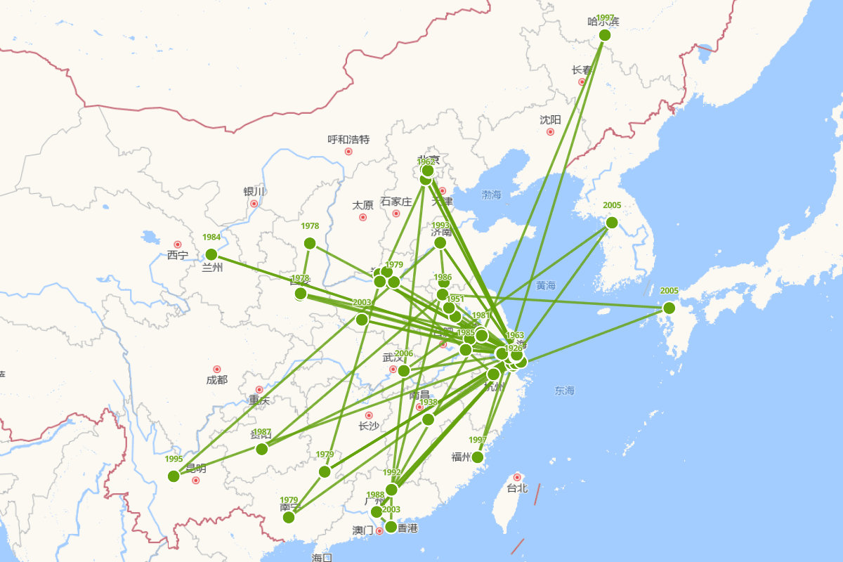 王运熙行迹图（1926-2014）