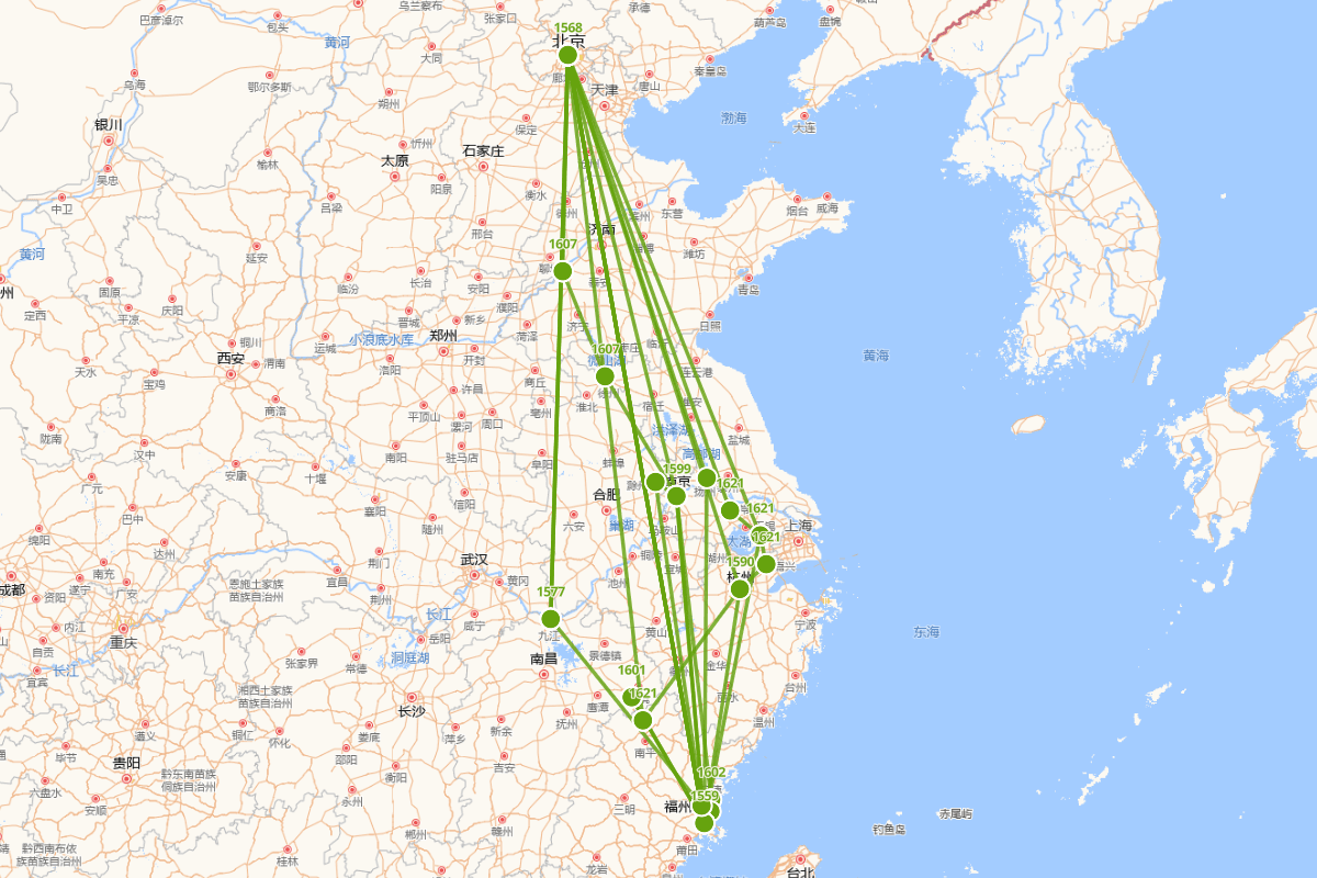 叶向高行迹图（1559-1627）