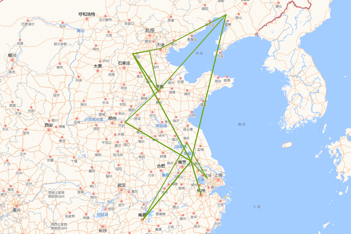 罗聘行迹图（1733-1799）