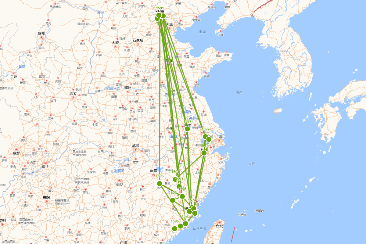 曹学佺前30年行迹图 ①（1574-1646）