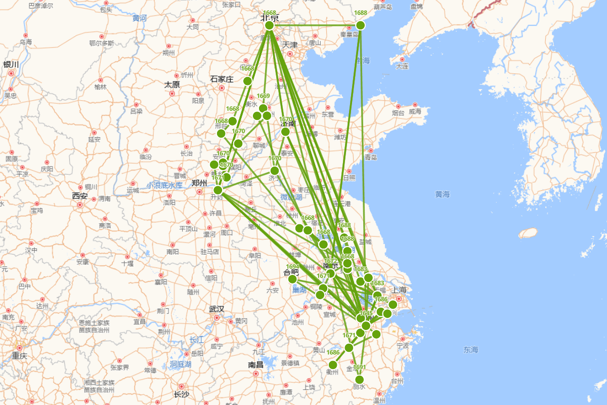 洪昇行迹图（1645—1704）