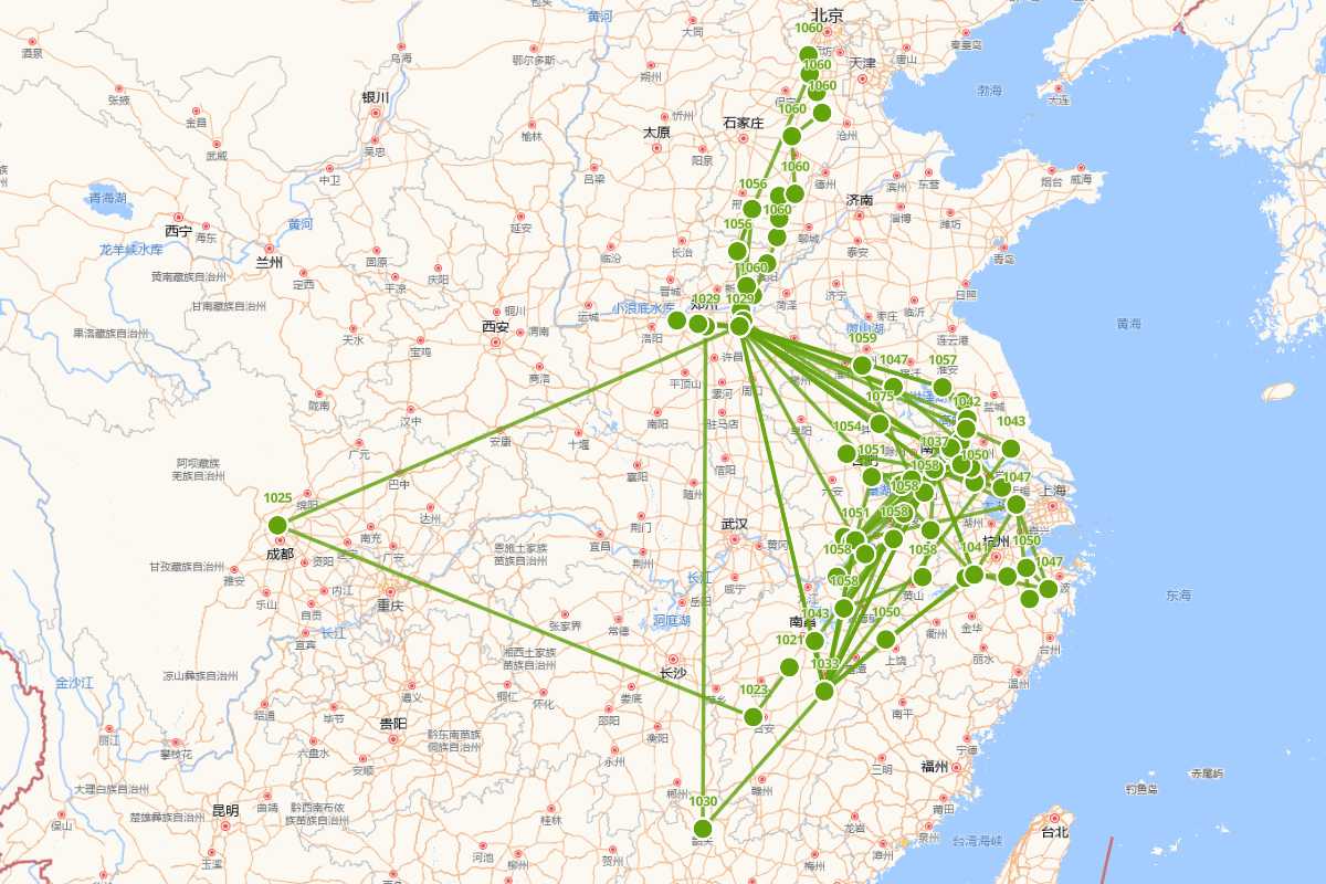 王安石行迹图（1021—1086）