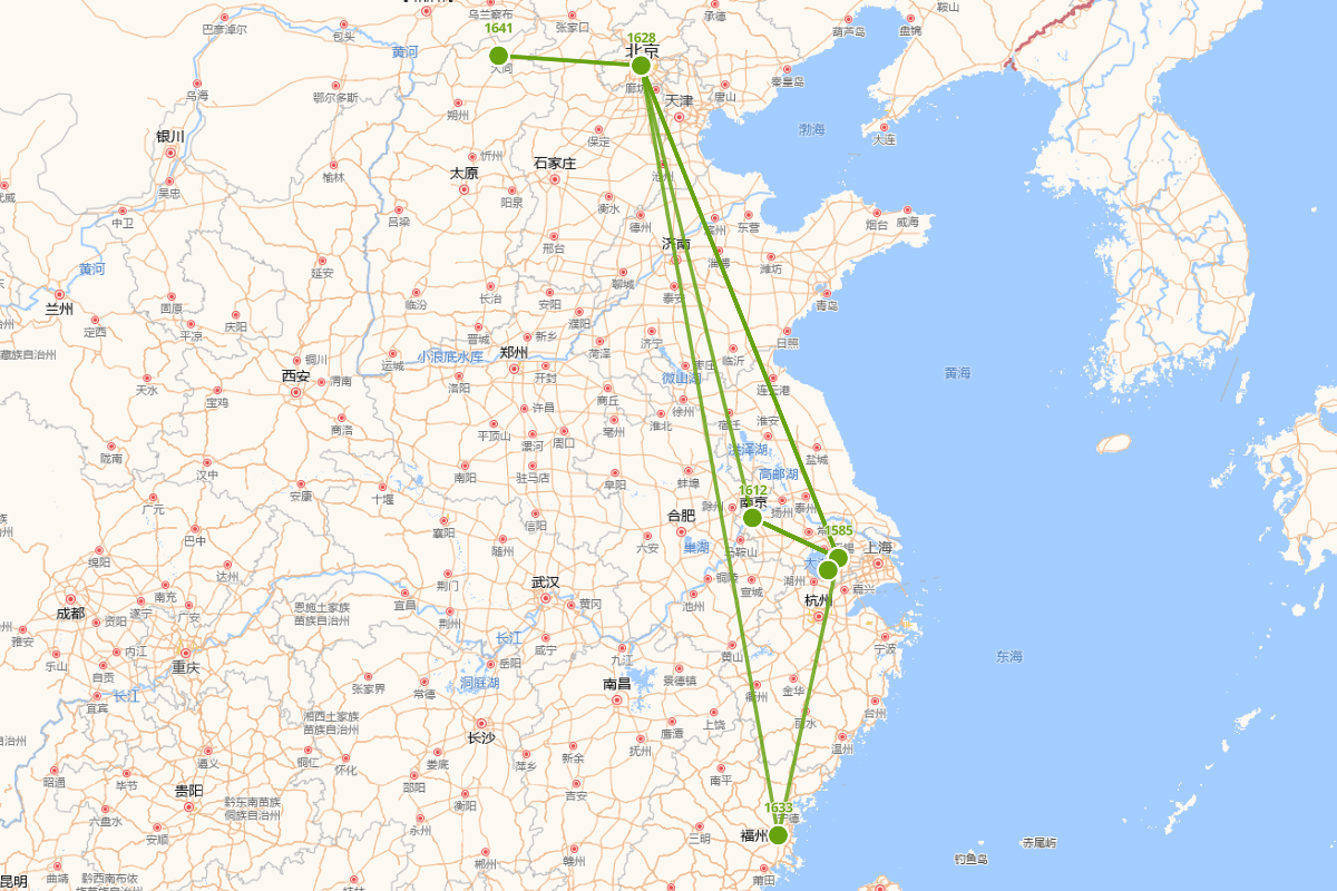 文震亨行迹图（1585--1645)