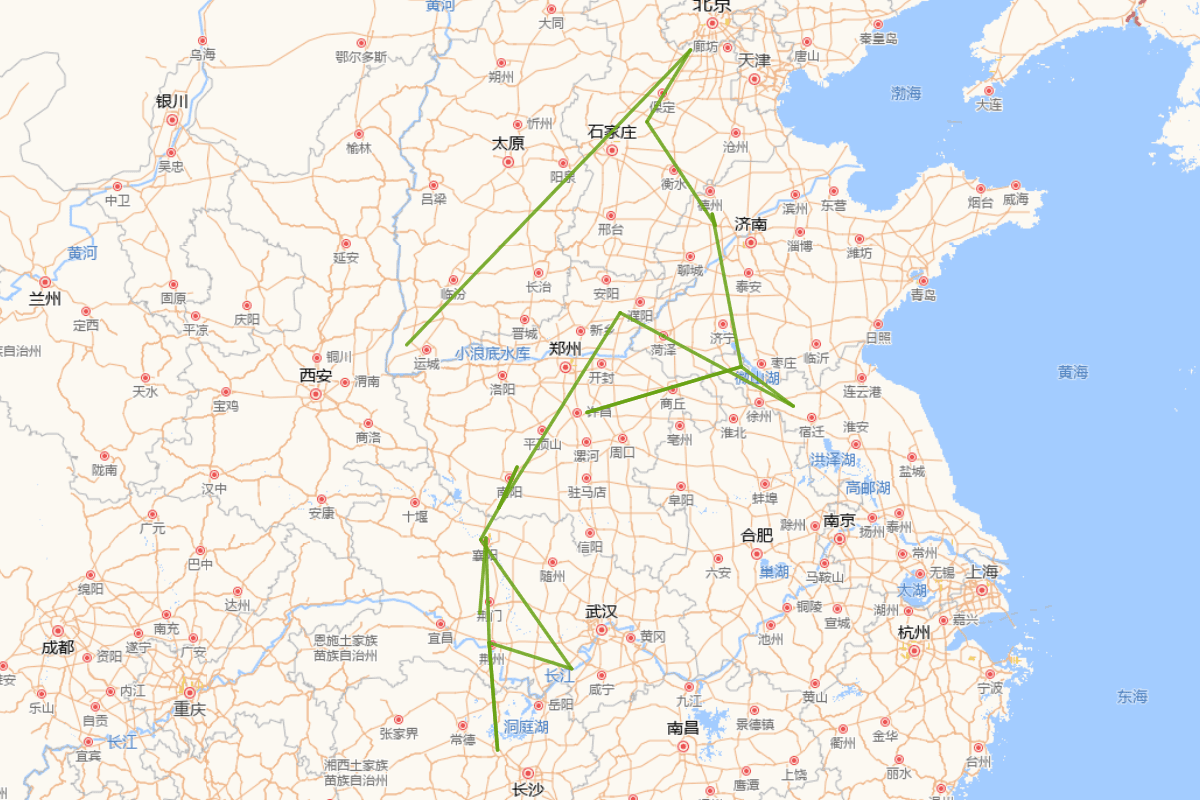 关羽行迹图（？—220年）