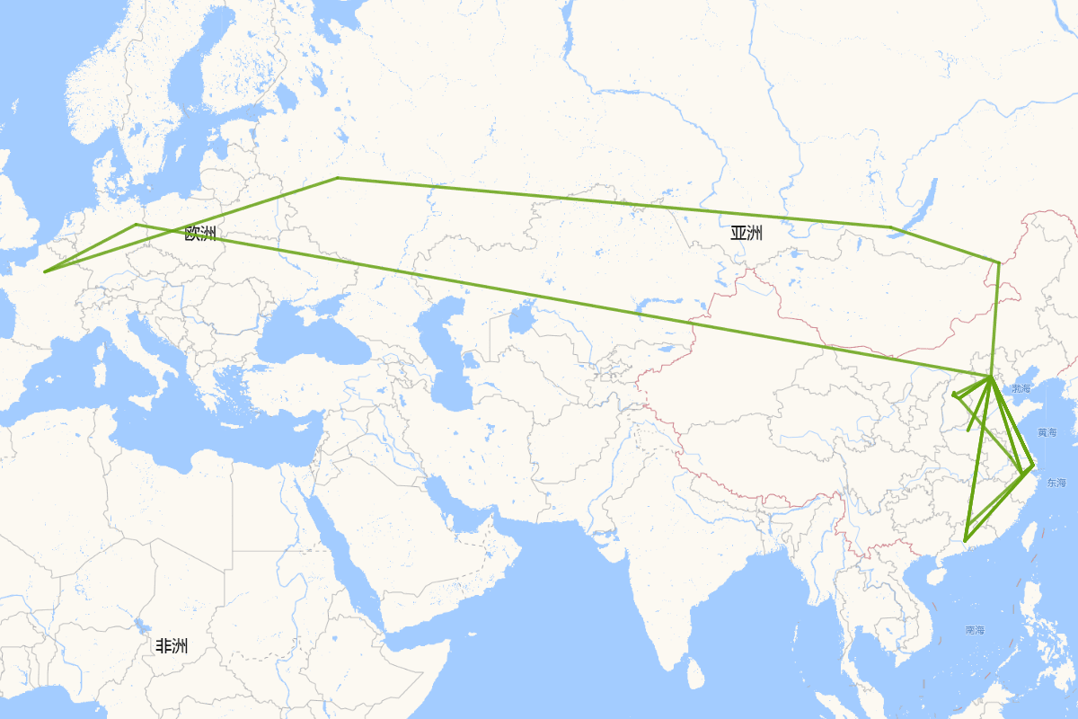 高君宇行迹图（1896-1925）