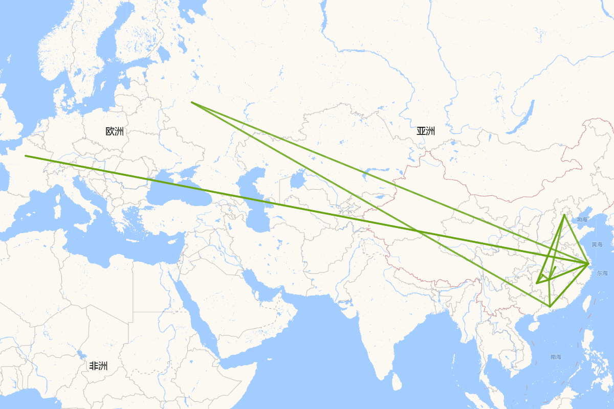 向警予行迹图（1895——1928）
