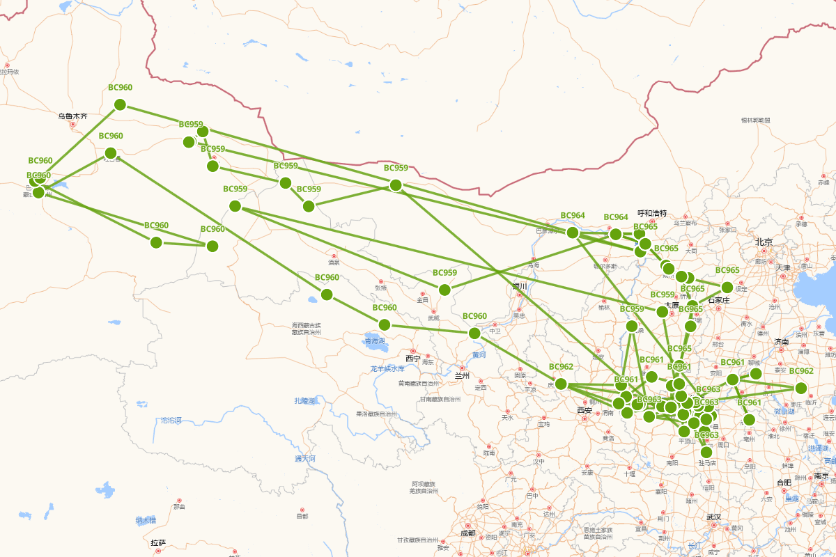 周穆王行迹图（BC965？~BC959？）
