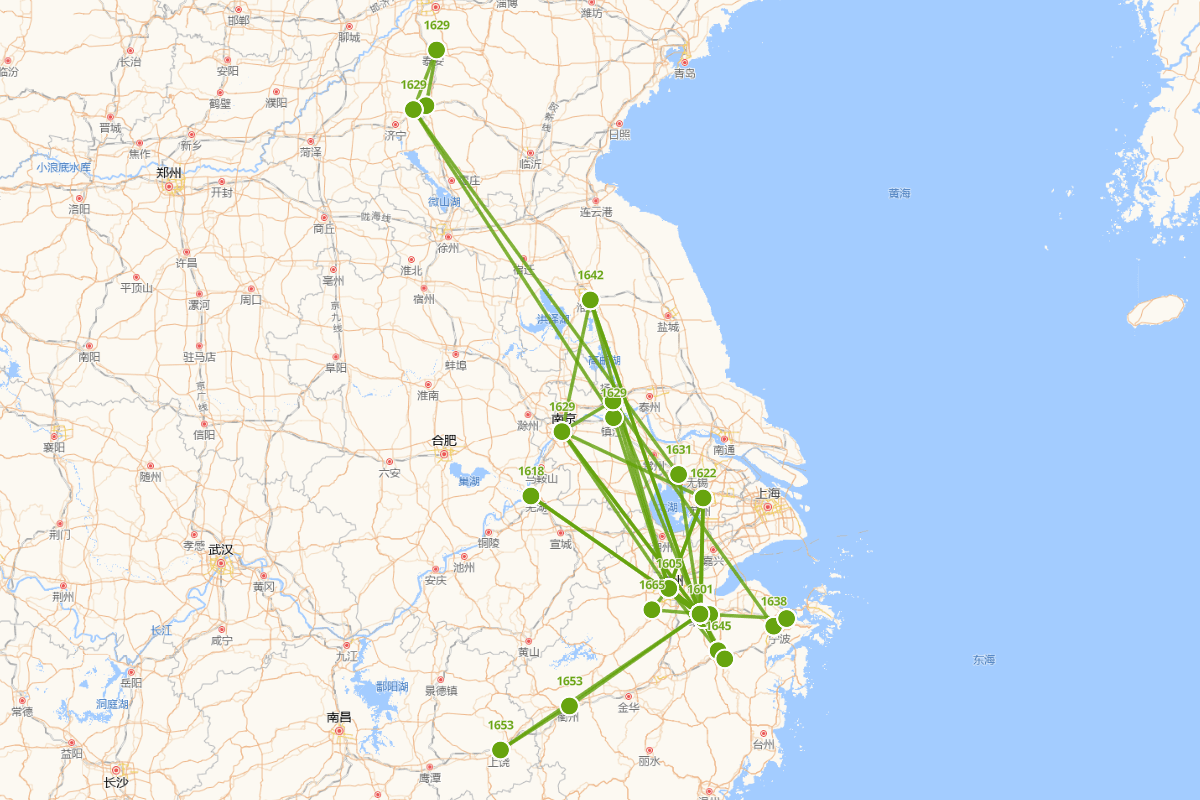 张岱行迹图（1597-1680）