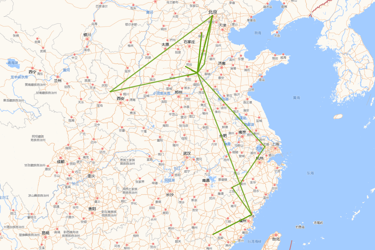 崔述行迹图（1740-1816）