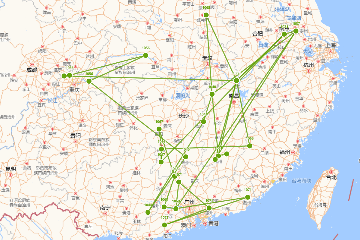 周敦颐行迹图（1017-1073）