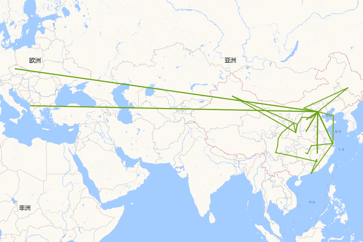 曾三行迹图（1906-1990）