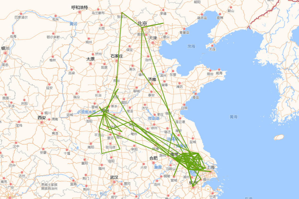 陈维崧行迹图（1625-1682）