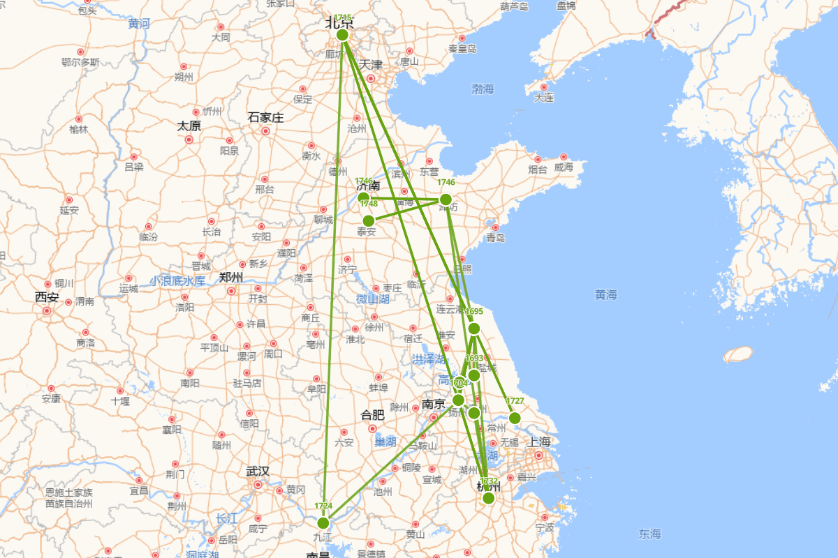 地图版郑板桥年谱（1693-1765）