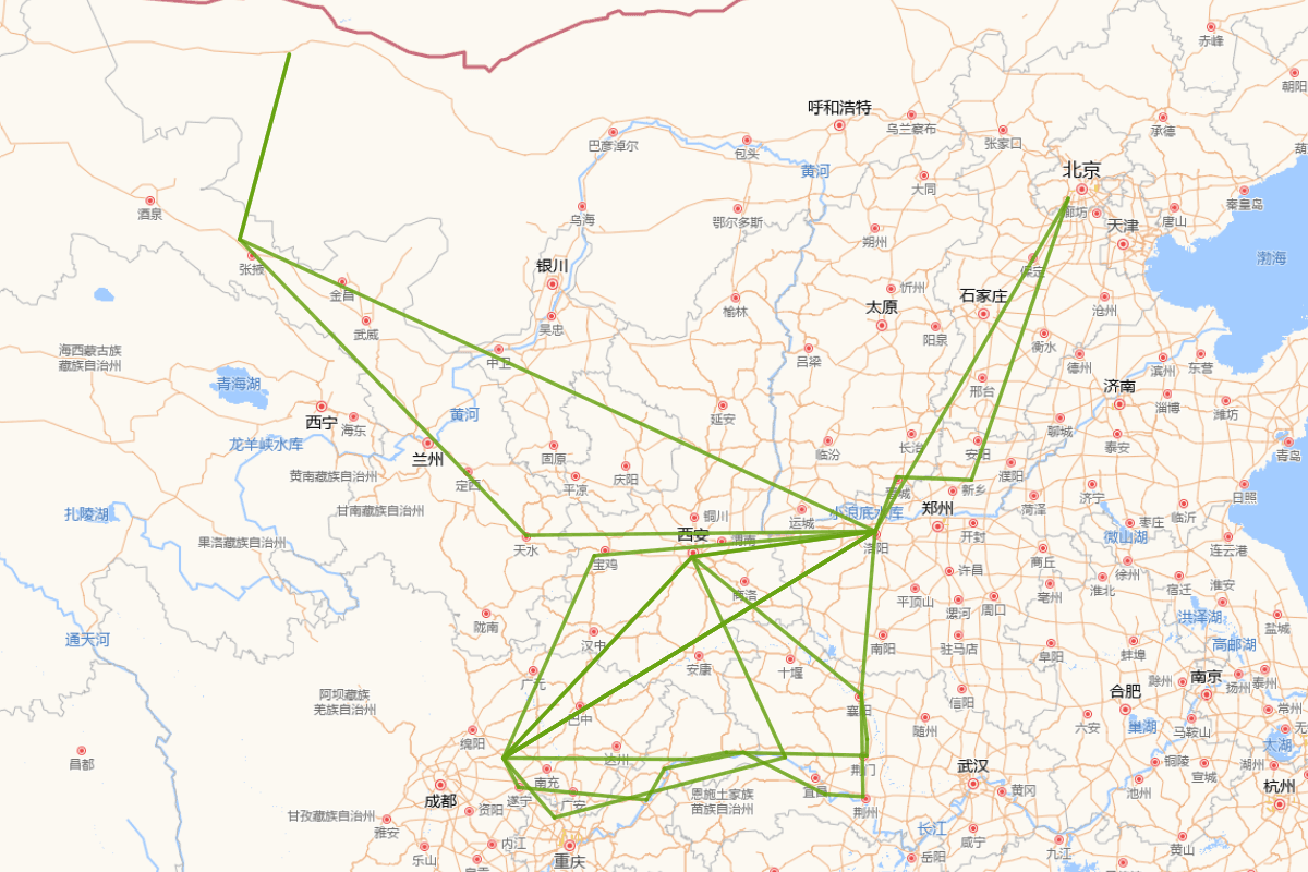 陈子昂行迹图（659-700）
