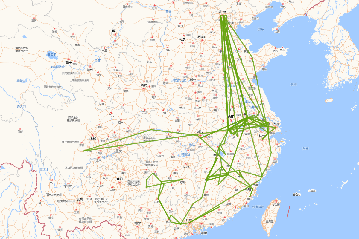 方以智行迹图(1611—1671)