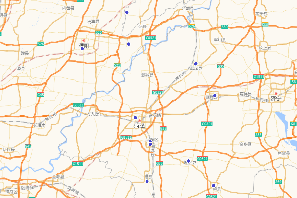 菏泽武林名家分布图