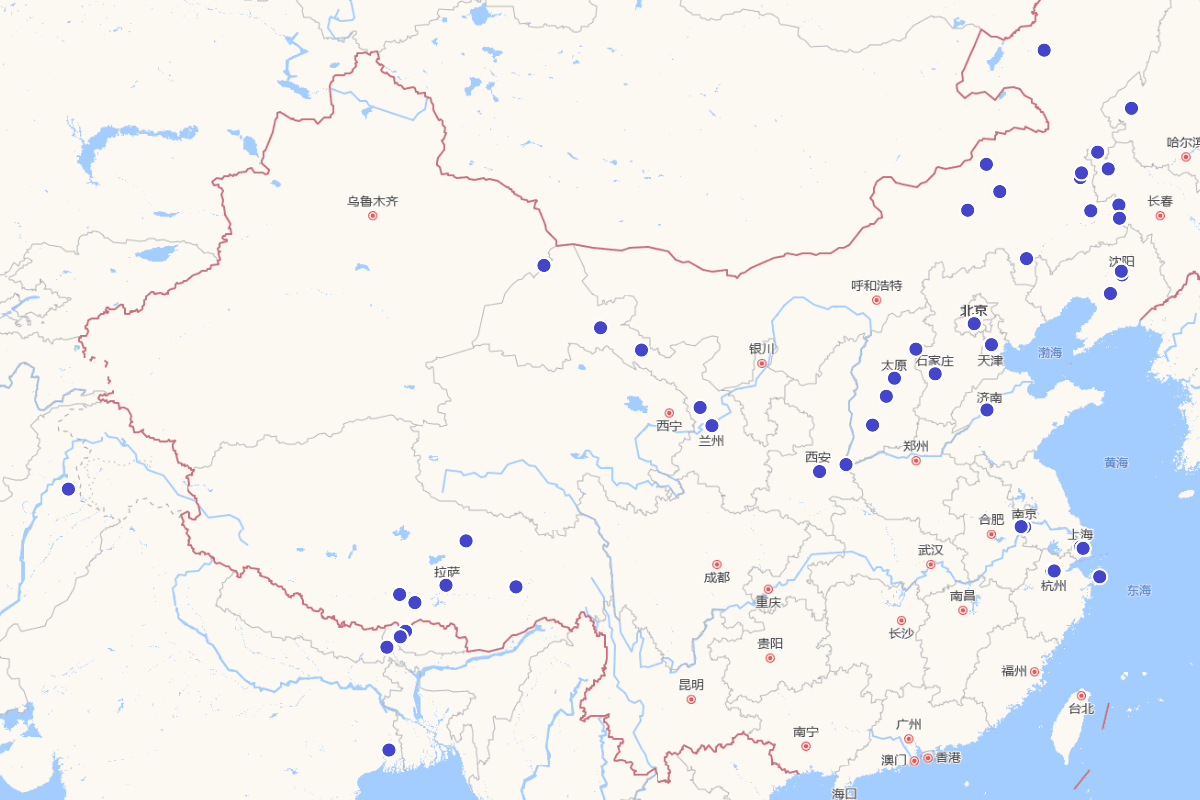九世班禅曲吉尼玛行迹图（1883-1931）