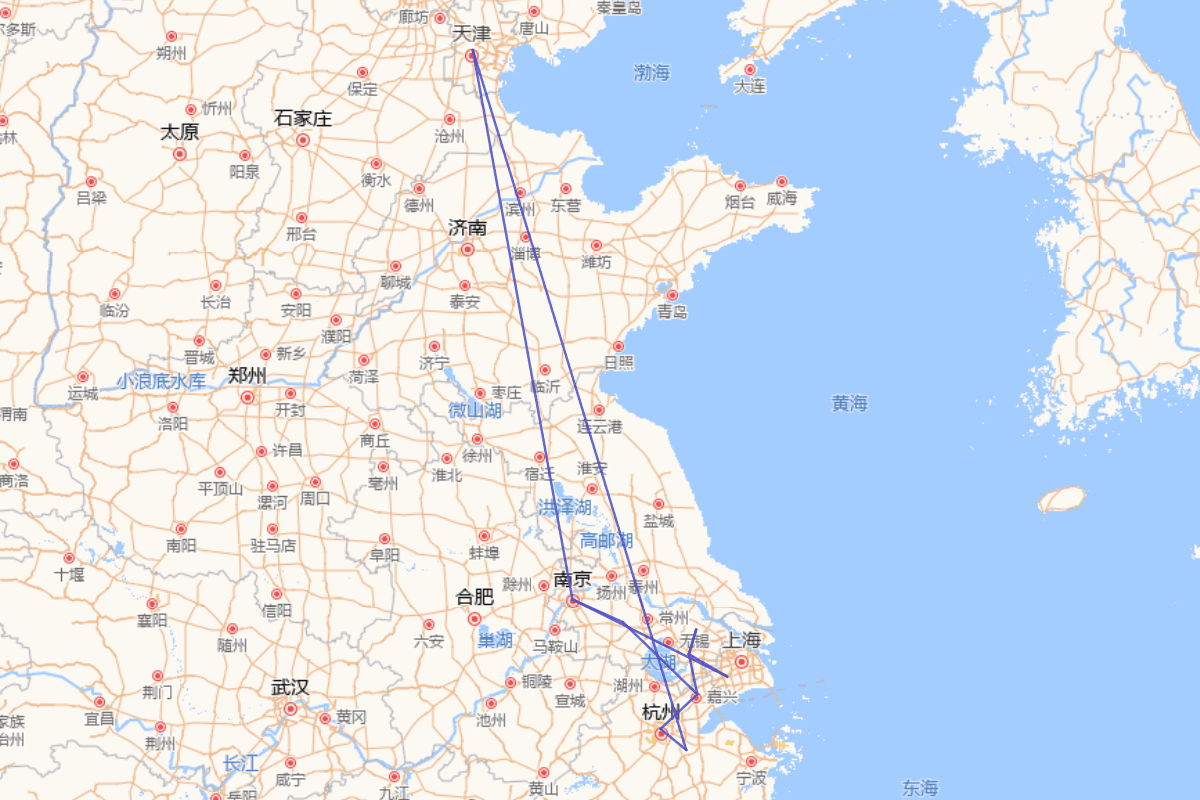 黄媛介行迹图（约1620-1668）