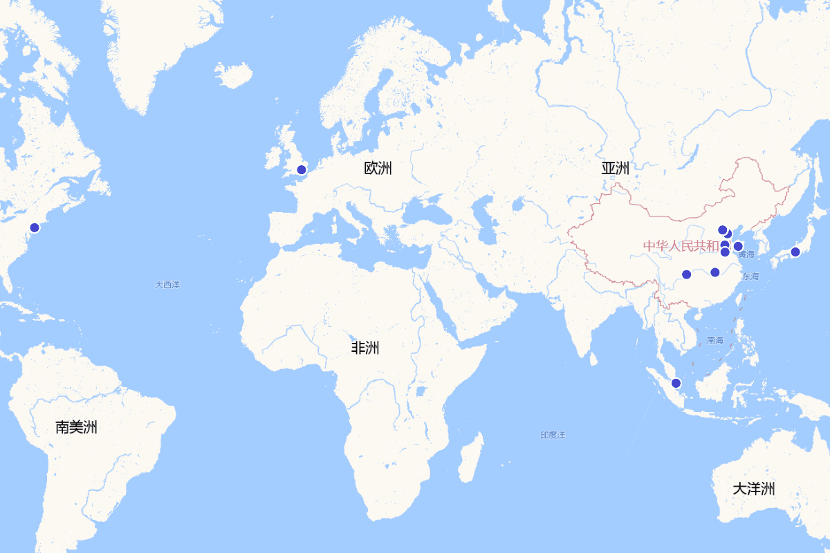 老舍行迹图（1899-1966）