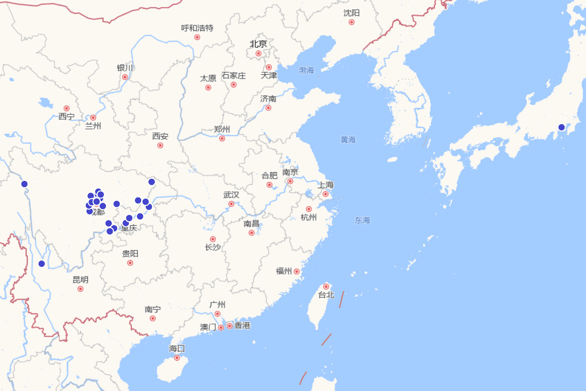 《四川通史》 “清代四川文化作者籍贯及建筑艺术”定位查询（2010年01月版）