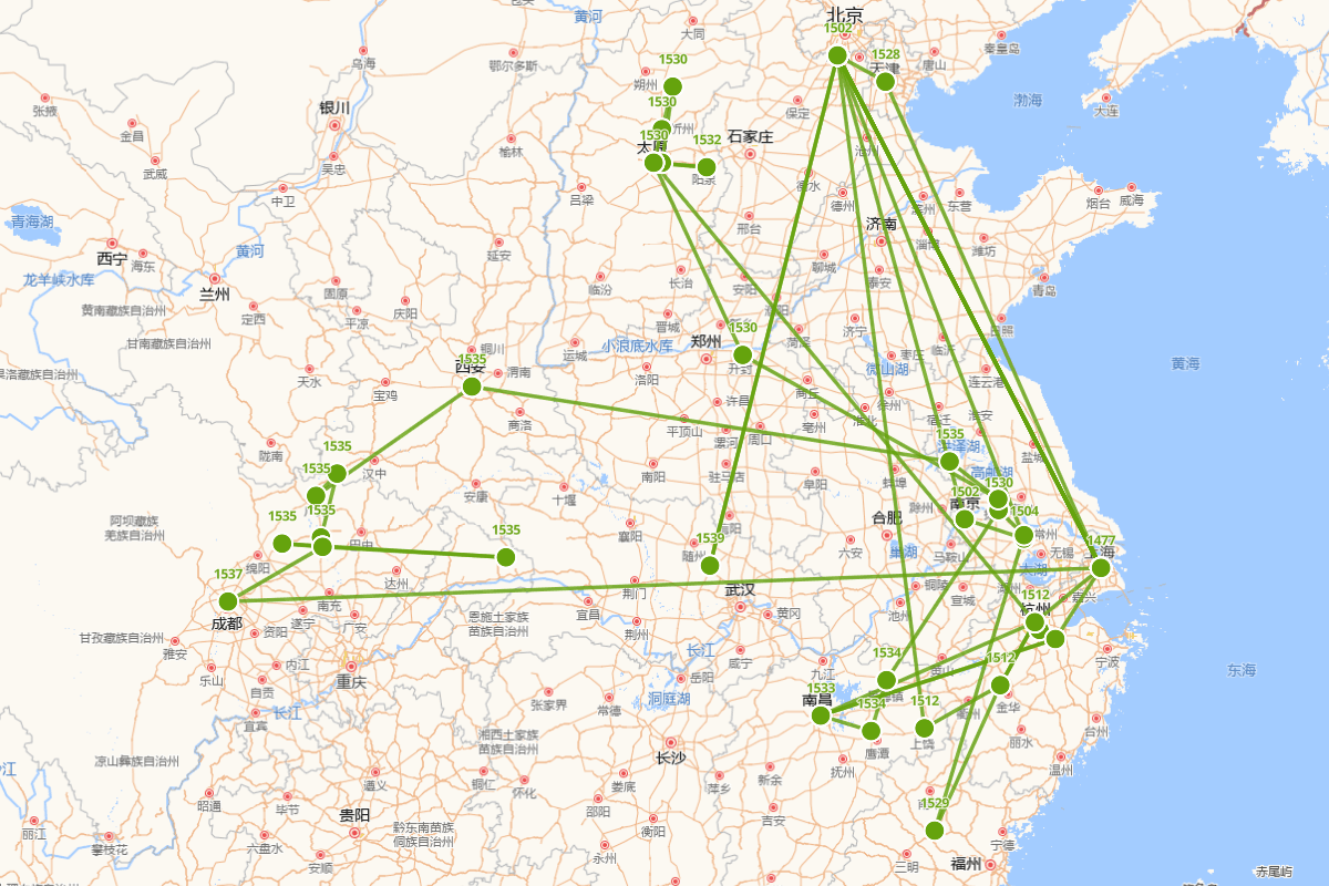 陆深行迹图（1477~1544）