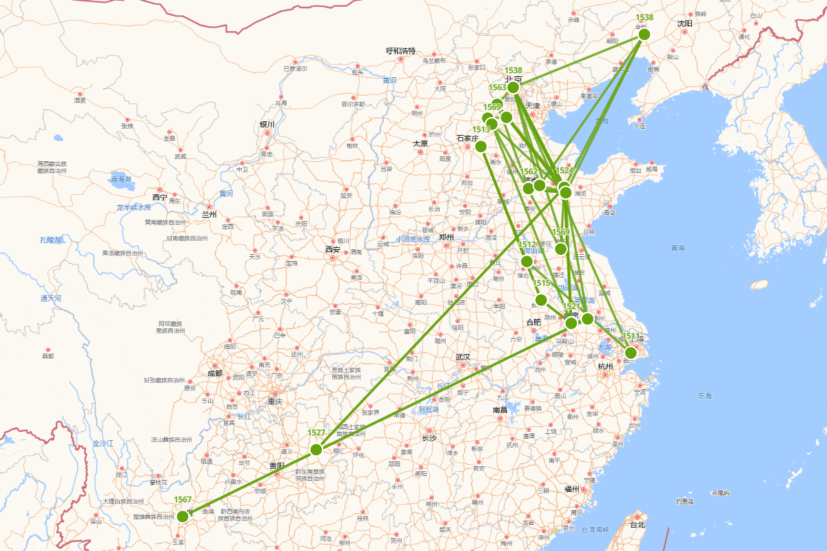 冯惟敏行迹图（1511-1578）