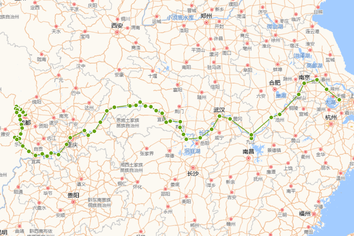 从成都到苏州：范成大《吴船录》行程路线（含全文）