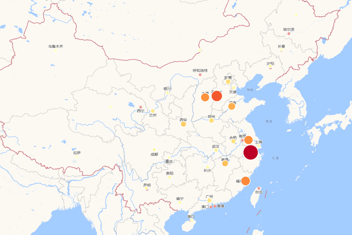 古代武状元分布图