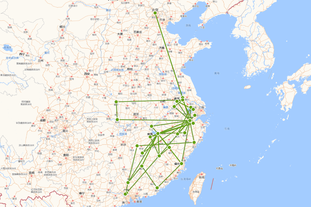洪迈行迹图（1123-1202）