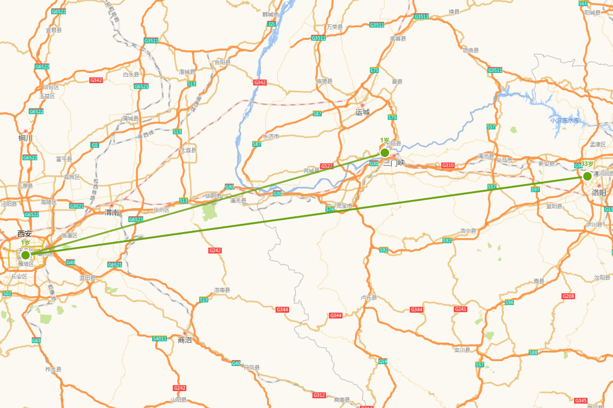 上官婉儿行迹图（664-710）