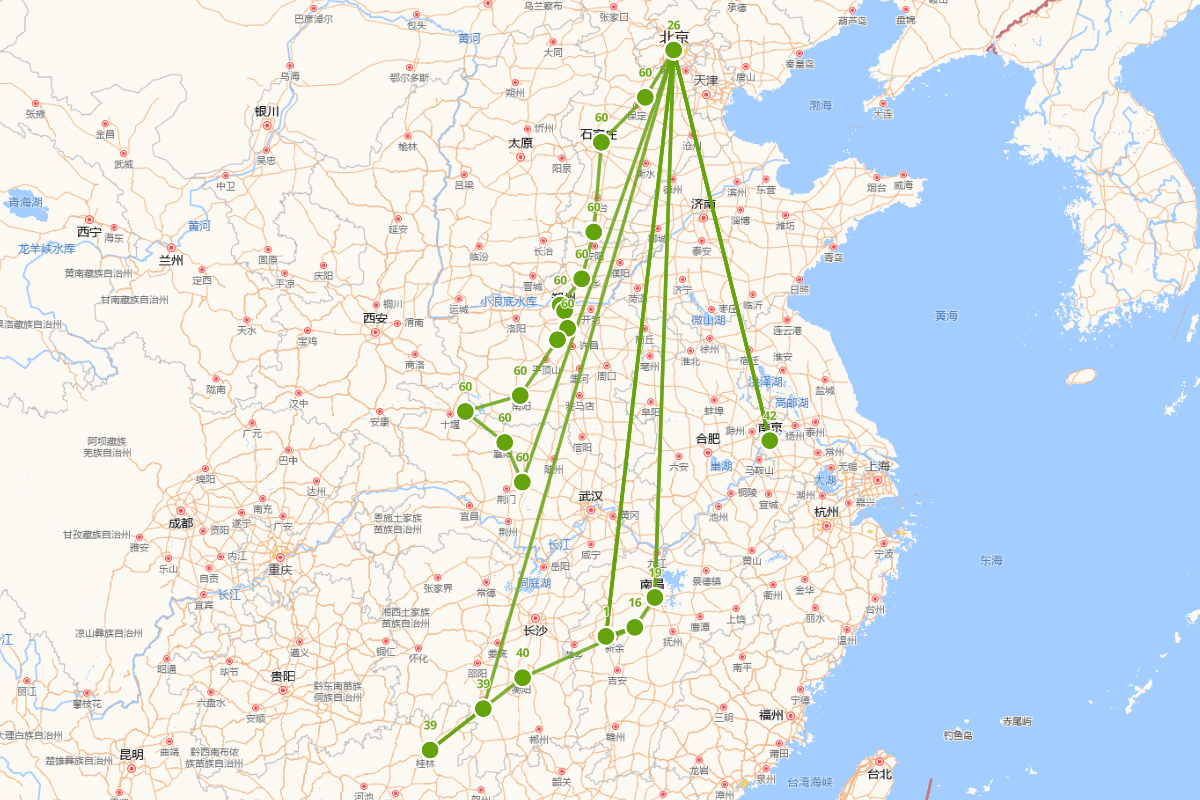 严嵩行迹图（1480-1566）