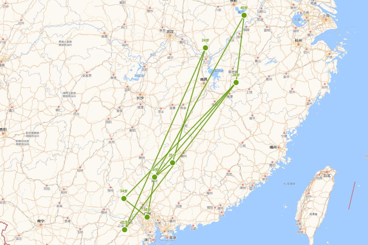 六祖慧能行迹图