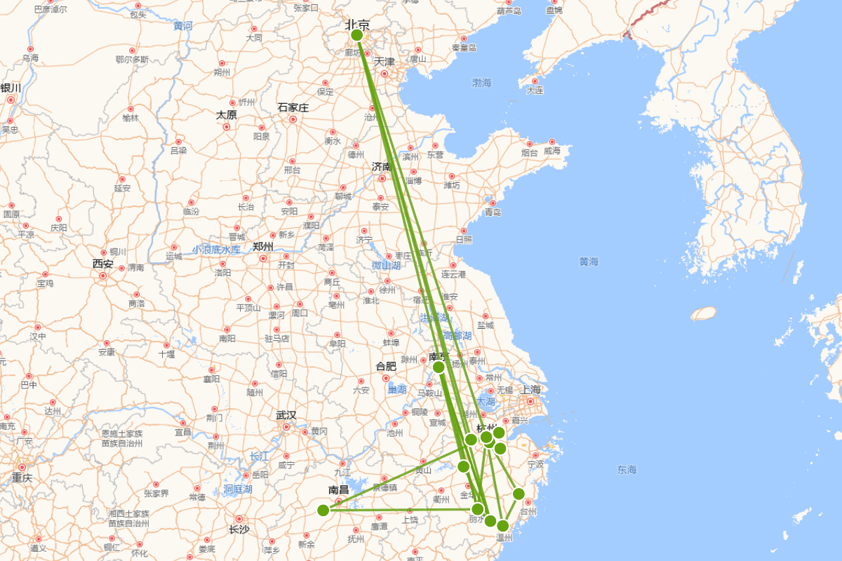 刘基行迹图（1311-1375）