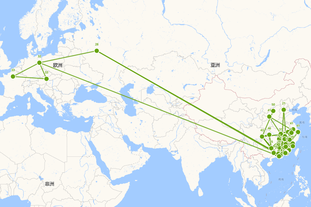 叶挺行迹图（1896-1946）