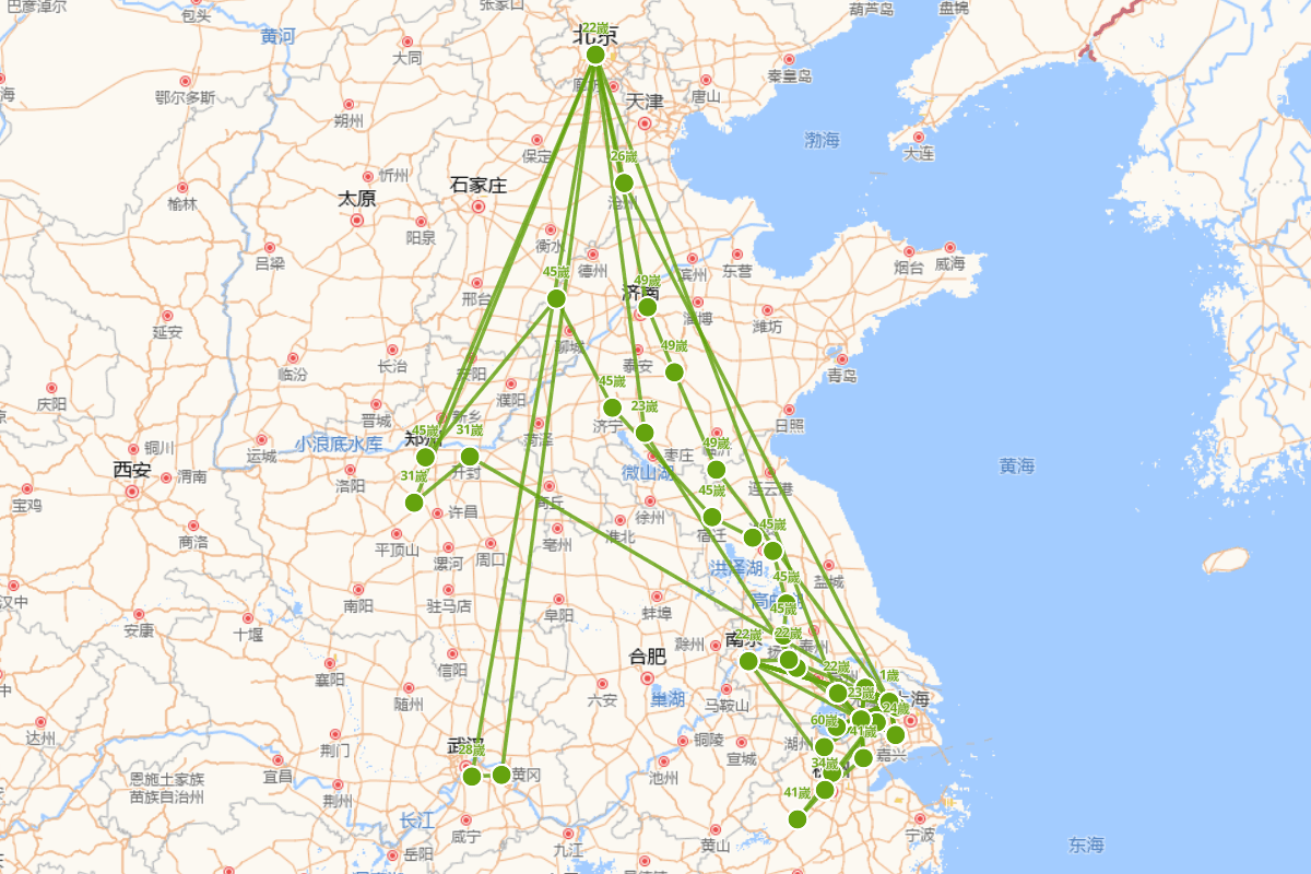 吴伟业行迹图（1609—1672）