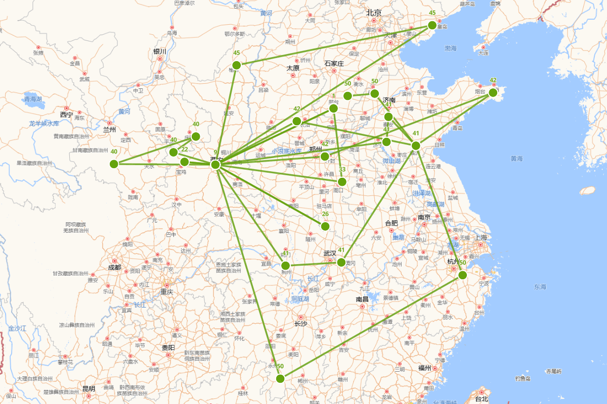 嬴政行迹图（公元前259年——公元前210年）
